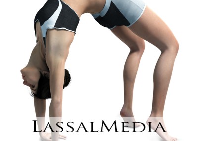 LassalMedia photorealistic Yoga Position Illustrations