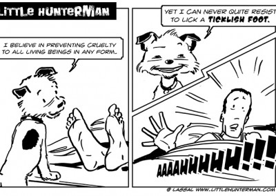 The adventures of Little Hunterman and his best friend Flynn, the rubber duck