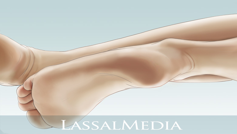 LassalMedia - Feet on light blue background, Animatic Layer for Scholl